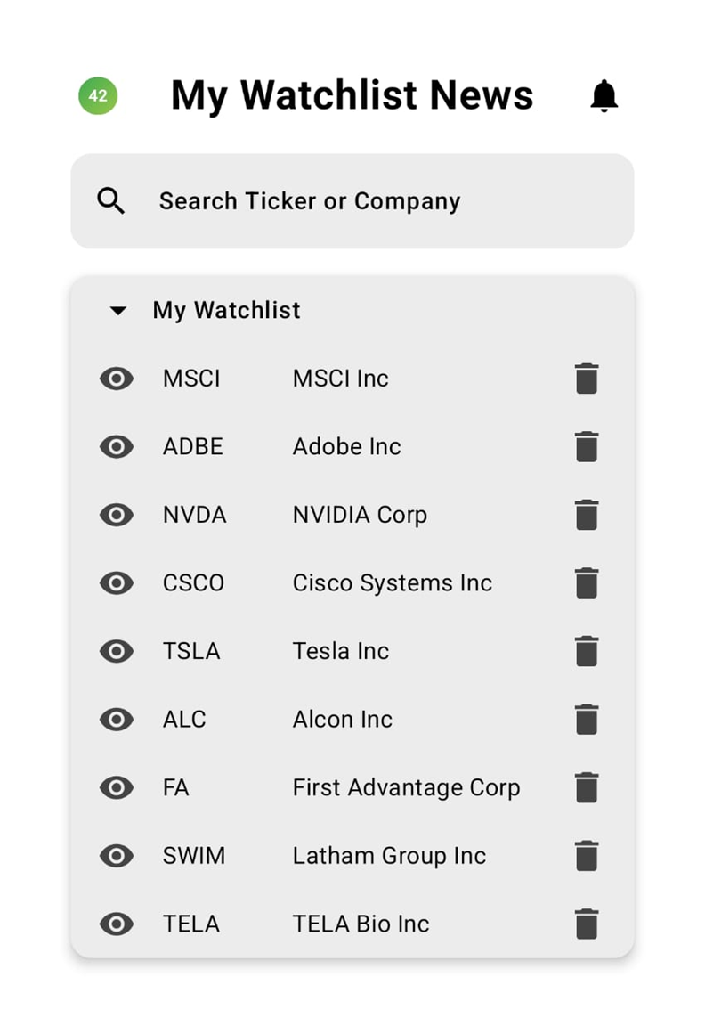 Website Watchlist Screenshot